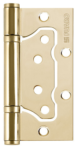 

Петля Fuaro (Фуаро) универсальная без врезки 500-2BB/BL 100x2,5 PB (латунь) БЛИСТЕР, Золотистый