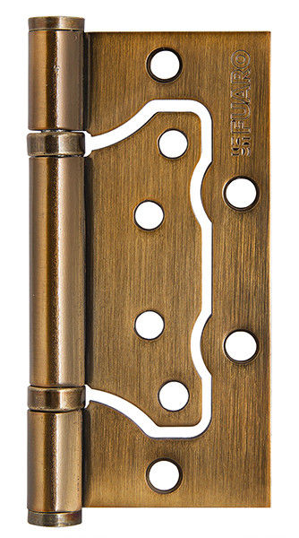 

Петля Fuaro (Фуаро) универсальная без врезки 500-2BB/BL 100x2,5 CFB (кофе глянец) БЛИСТЕР, Коричневый