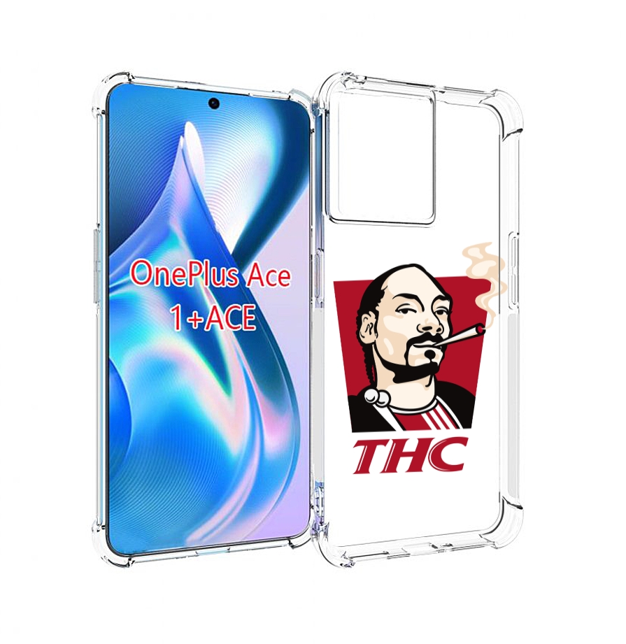 

Чехол MyPads THC для OnePlus Ace, Прозрачный, Tocco