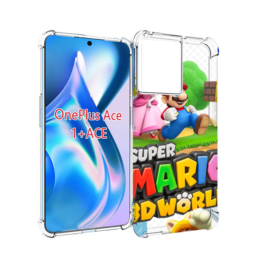 

Чехол MyPads Super Mario 3D World для OnePlus Ace, Прозрачный, Tocco