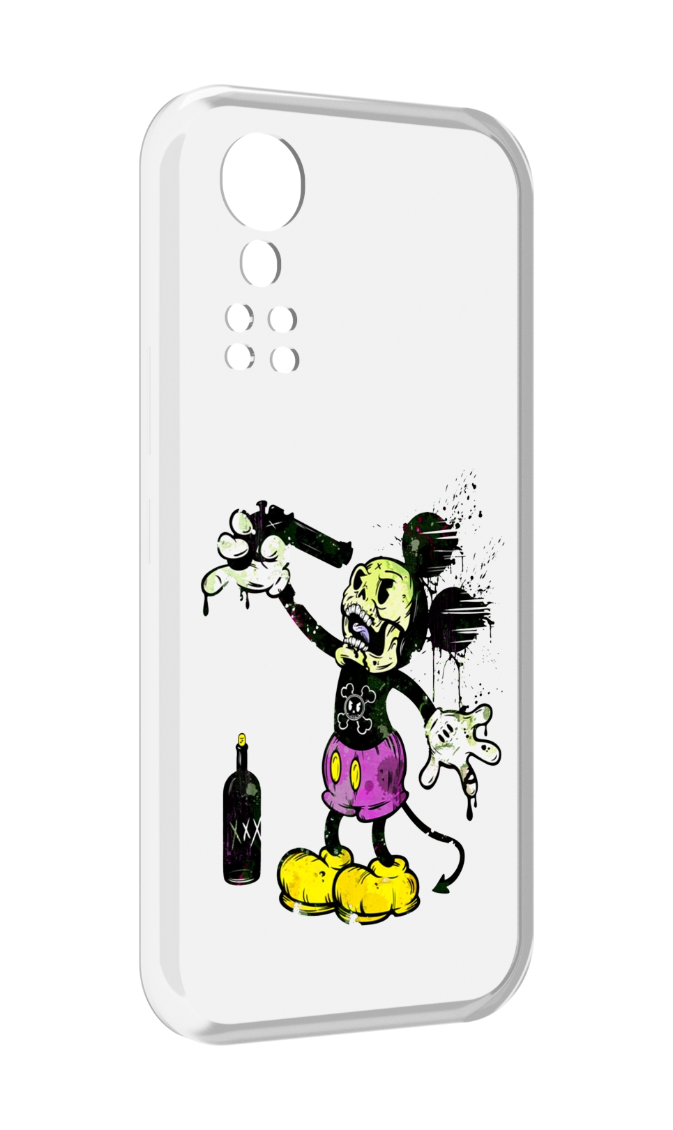 

Чехол MyPads Драг Микки для ZTE Axon 30 5G / Axon 30S, Прозрачный, Tocco