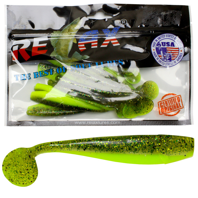 

Мягкая силиконовая приманка риппер Relax Kingshad Laminat 75 мм., 15 шт., l064, Зеленый, Kingshad Laminat