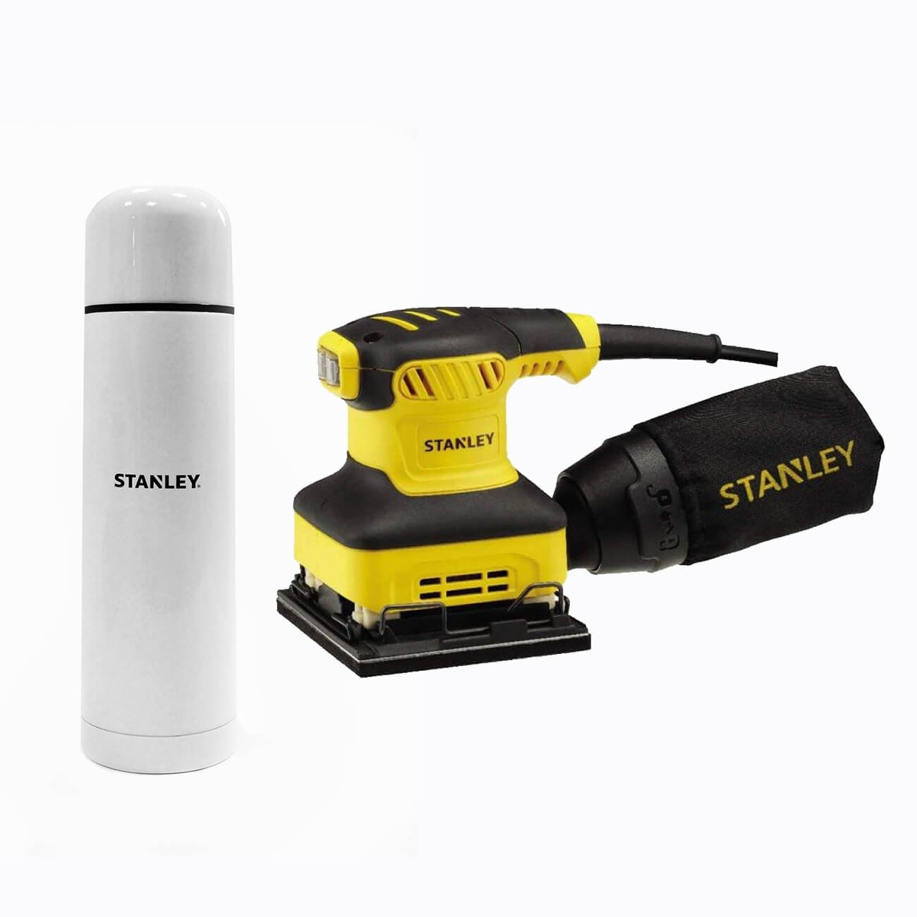 Шлифмашина вибрационная STANLEY SS24 + Термос