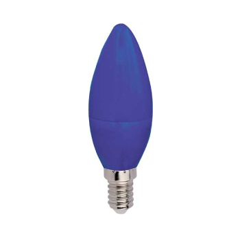 

Светодиодная лампа candleLED color 6,0W 220V E14 Blue матовая колба Ecola C4TB60ELY 3 шт.