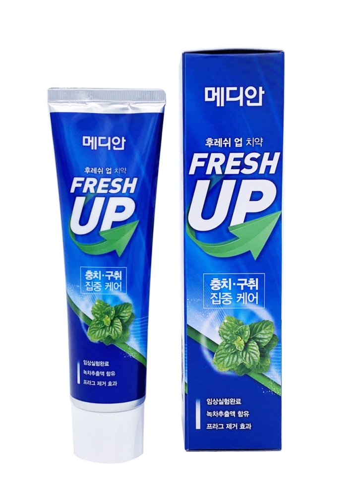Зубная паста освежающая мята Median Fresh Up Toothpaste Original, 120 г зубная паста median