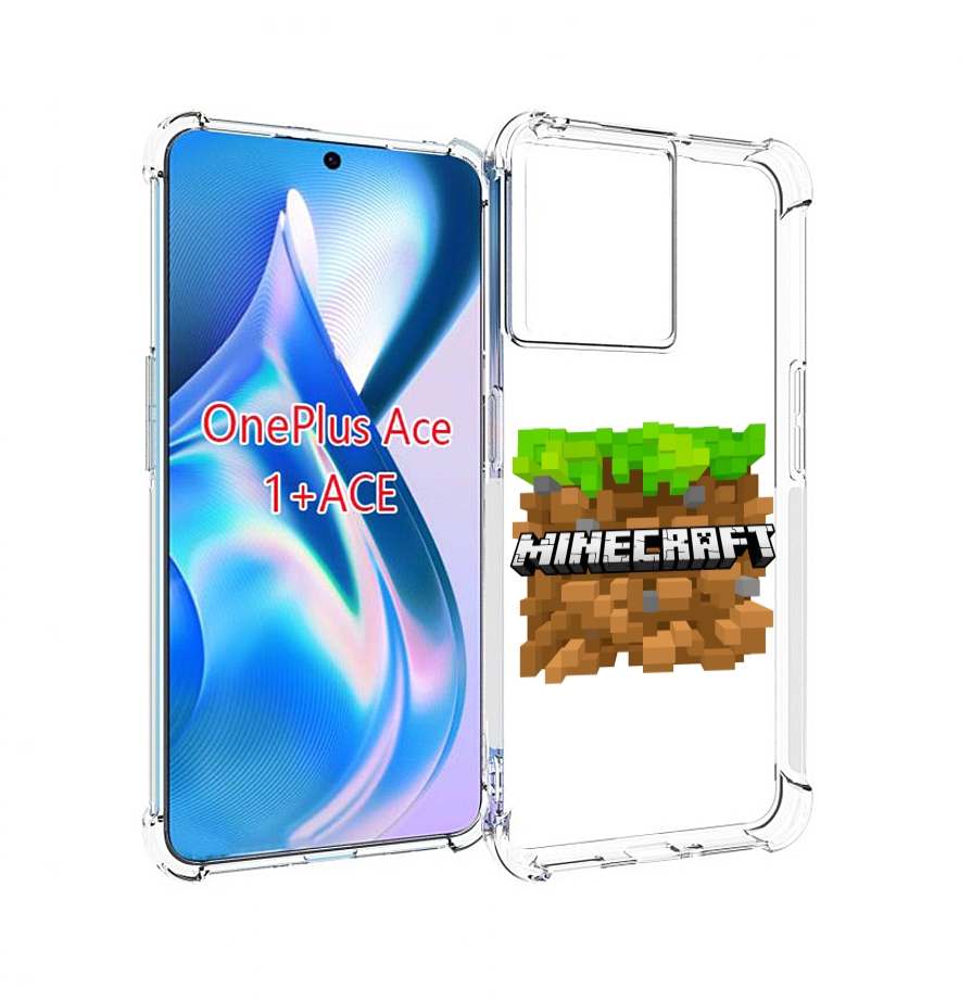 

Чехол MyPads Minecraft-2 для OnePlus Ace, Прозрачный, Tocco