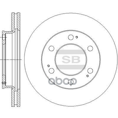 

Диск Тормозной Передний Ssangyong Rexton I/Ii Sd3040 Sangsin brake арт. SD3040