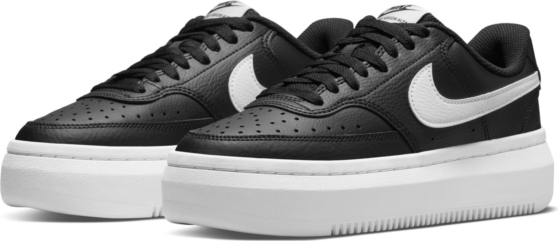 

Кеды женские Nike Court Vision Alta Leather черные 7 US, Черный, Court Vision Alta Leather