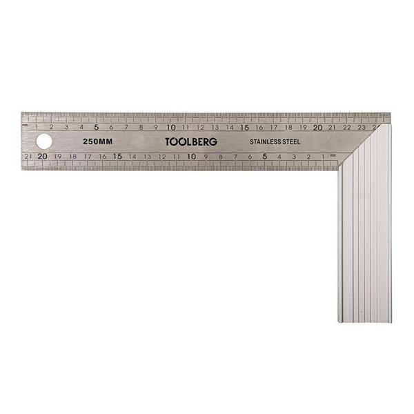 фото Угольник pqtools 250мм нерж.сталь 2507125
