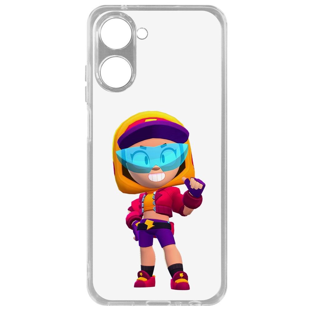 

Чехол Brawl Stars-Стритстайл Макс для Realme 10 4G, Прозрачный