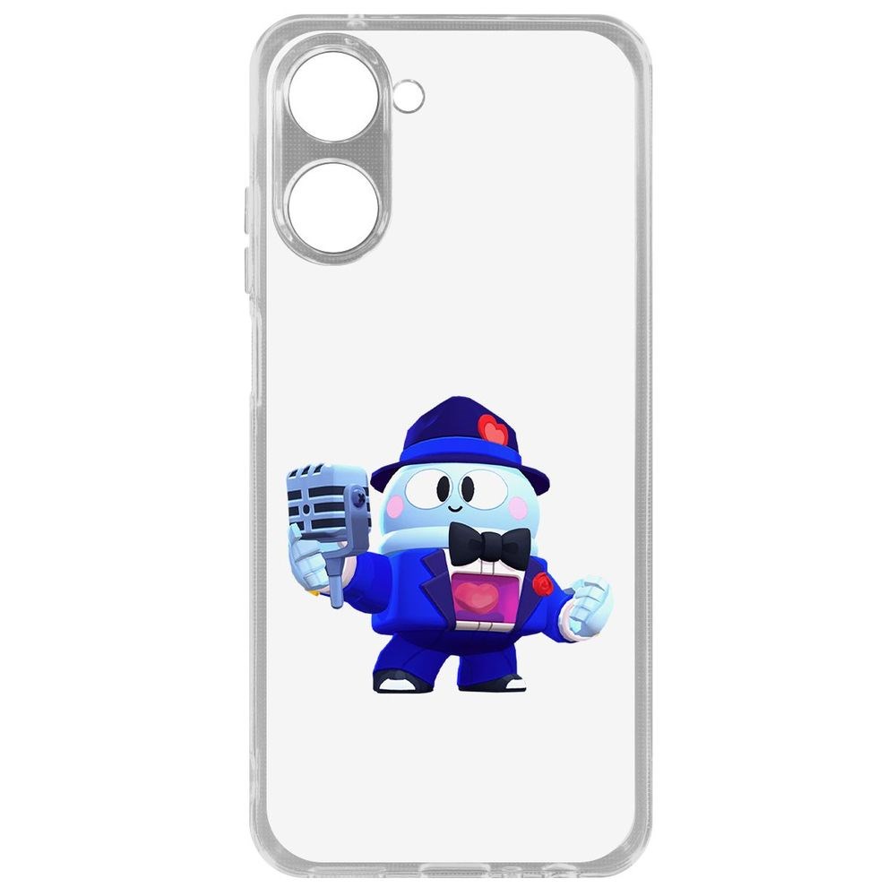 

Чехол Brawl Stars-Стильный Лу для Realme 10 4G, Прозрачный