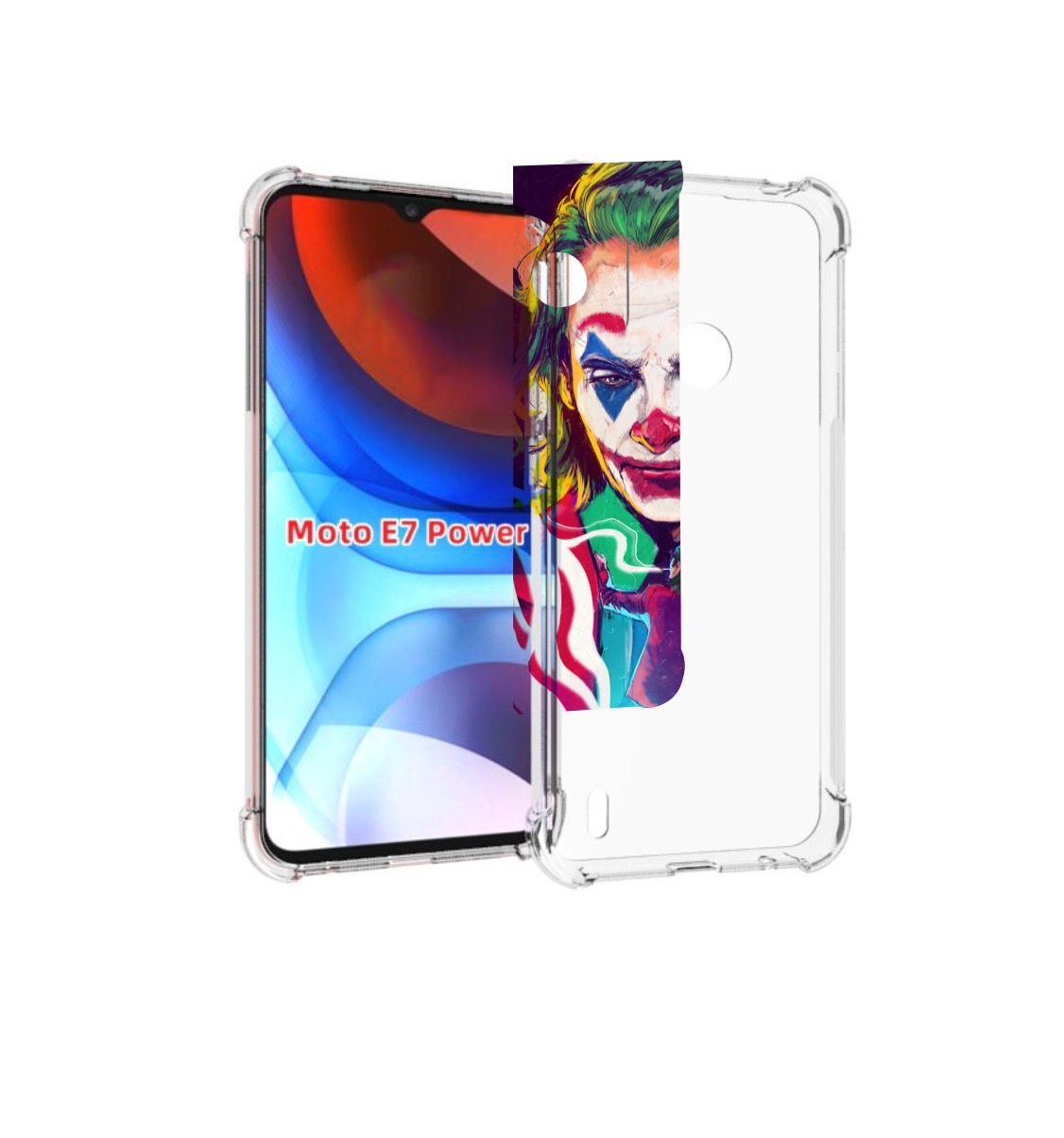 

Чехол MyPads джокер-у-джокера для Motorola Moto E7 Power, Прозрачный, Tocco