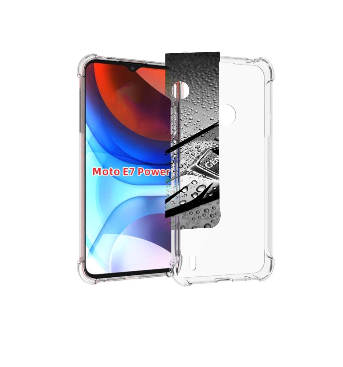 

Чехол MyPads genesis 2 мужской для Motorola Moto E7 Power, Прозрачный, Tocco