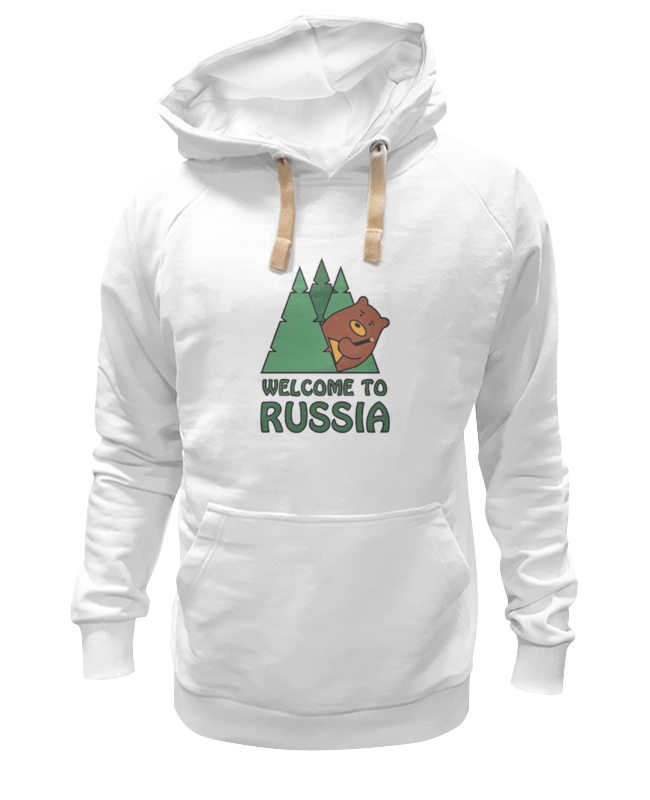 

Худи унисекс Printio Welcome to russia белое 3XL, Белый, Welcome to russia