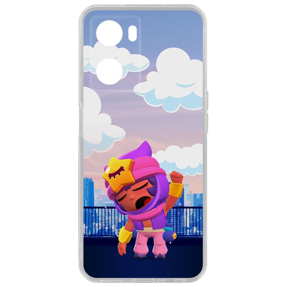 

Чехол Brawl Stars-Сэнди для Oppo A57s, Прозрачный
