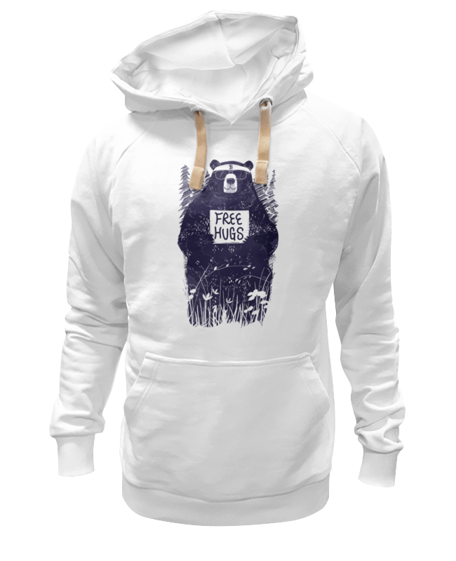 

Худи унисекс Printio Free hugs белое 3XL, Белый, Free hugs
