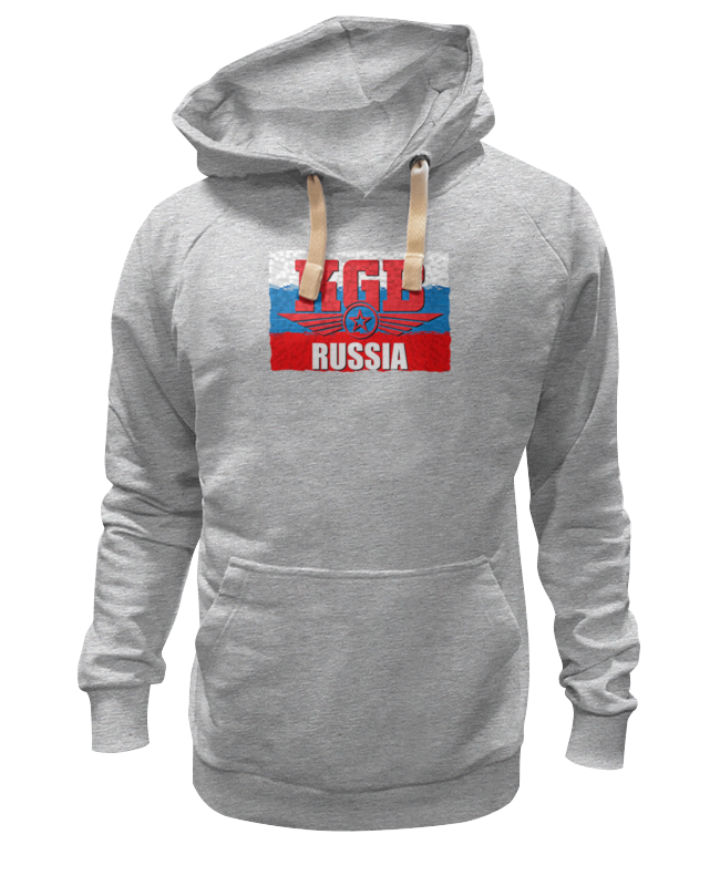 

Худи унисекс Printio Kgb - russia серое 3XL, Серый, Kgb - russia