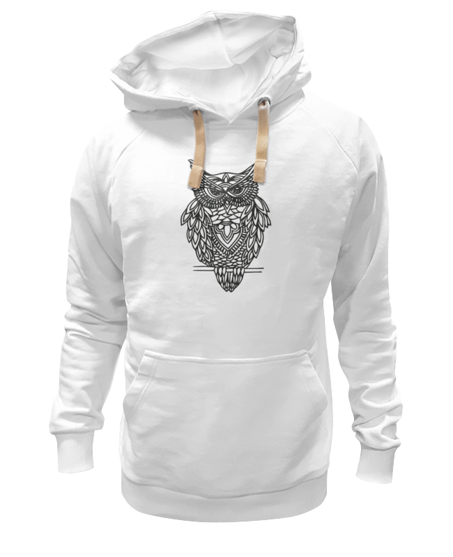 

Худи унисекс Printio Совушка белое 3XL, Белый, Совушка