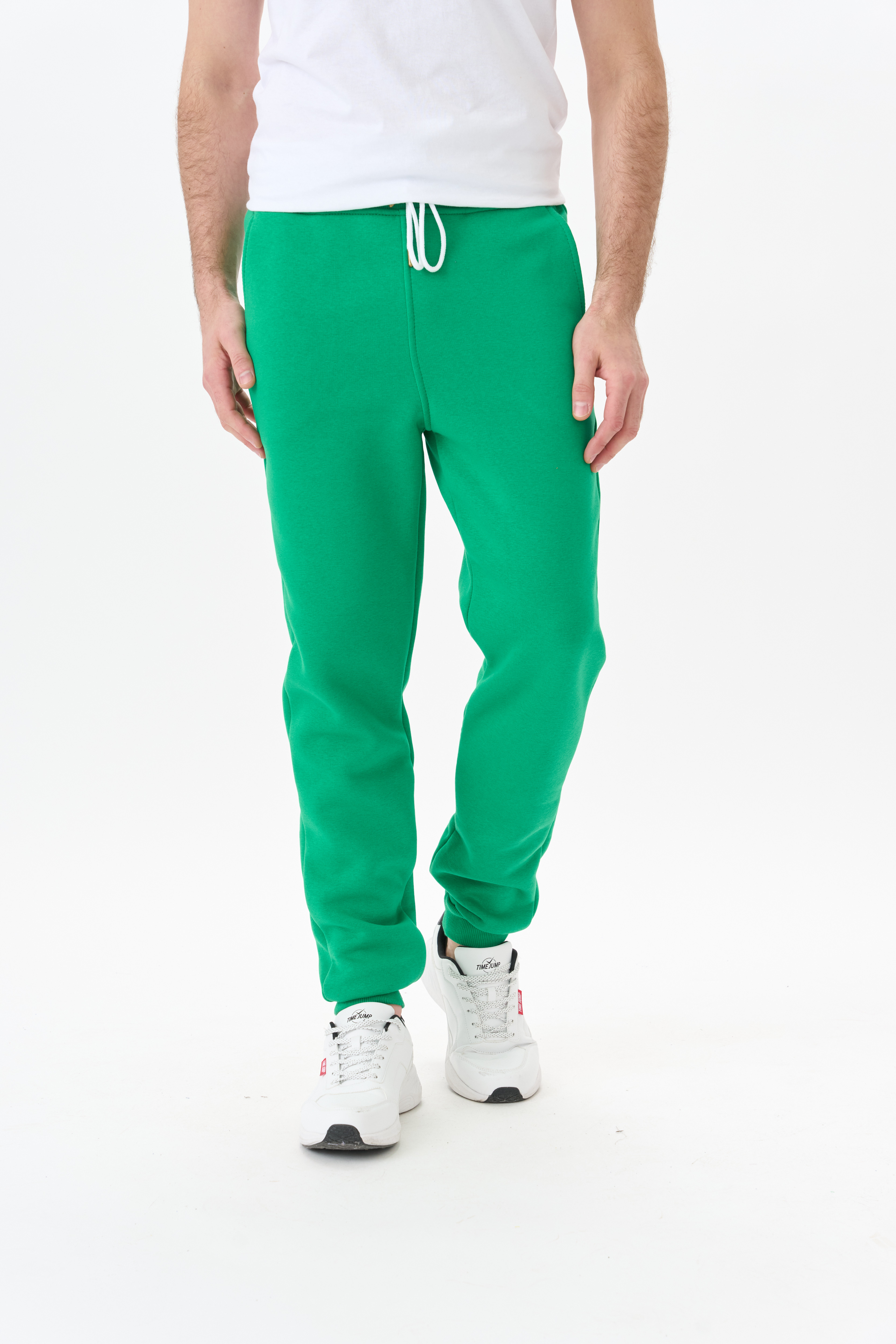 Спортивные брюки мужские Uzcotton M-SH зеленые 3XL