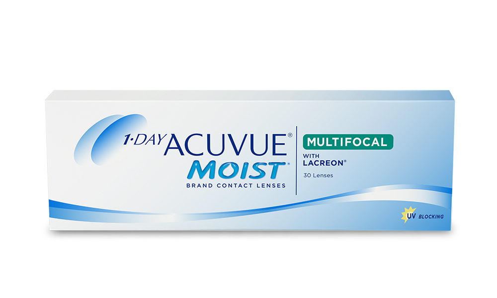 Купить 1-Day Acuvue Moist Multifocal 30 линз, Контактные линзы Acuvue 1-Day MOIST MULTIFOCAL 30 линз Medium R 8.4, -4, 50
