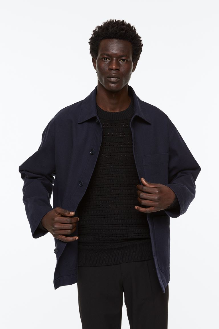 

Джинсовая куртка женская H&M 1146151003 синяя M (доставка из-за рубежа), 1146151003