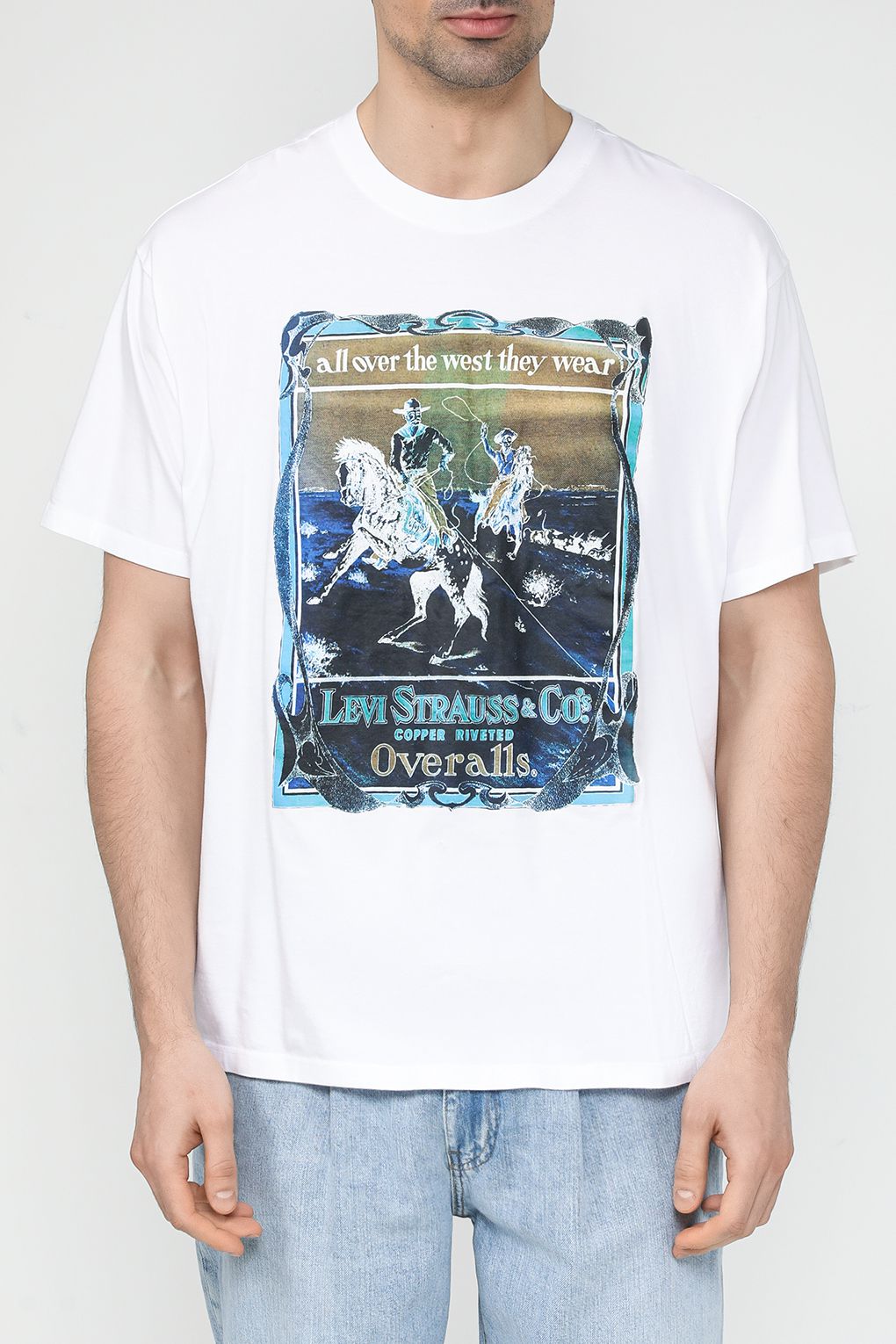 

Футболка мужская Levi's 8737301040 белая L, Белый, 8737301040