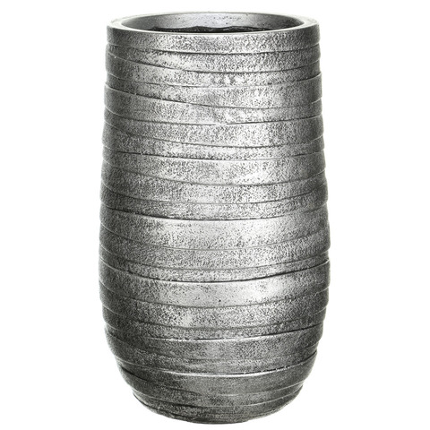 

Кашпо Idealist Роу Высокое, файберстоун, серебро, D26.5 H45 cm ROWEV26-SLV, Роу Высокое