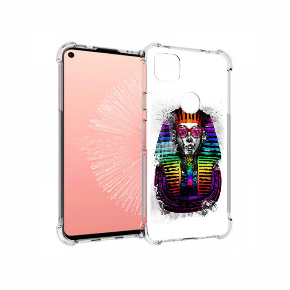

Чехол MyPads Tocco для Google Pixel 4A модная богиня, Прозрачный, Tocco