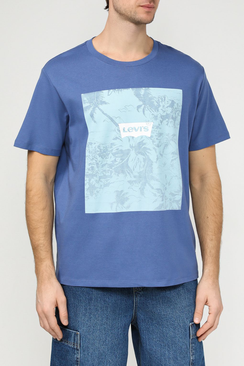 

Футболка мужская Levi's 2249114750 синяя L, Синий, 2249114750