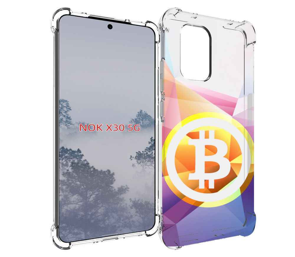 

Чехол MyPads Биткоин для Nokia X30 5G, Tocco