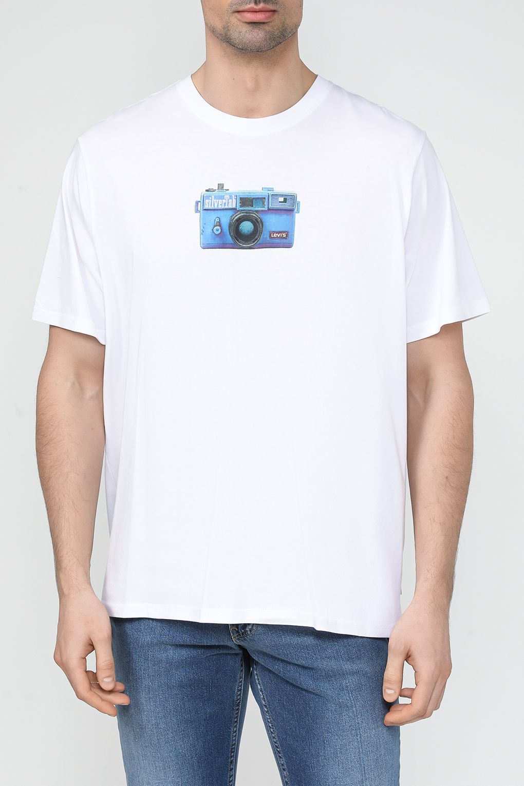 

Футболка мужская Levi's 1614313360 белая M, Белый, 1614313360