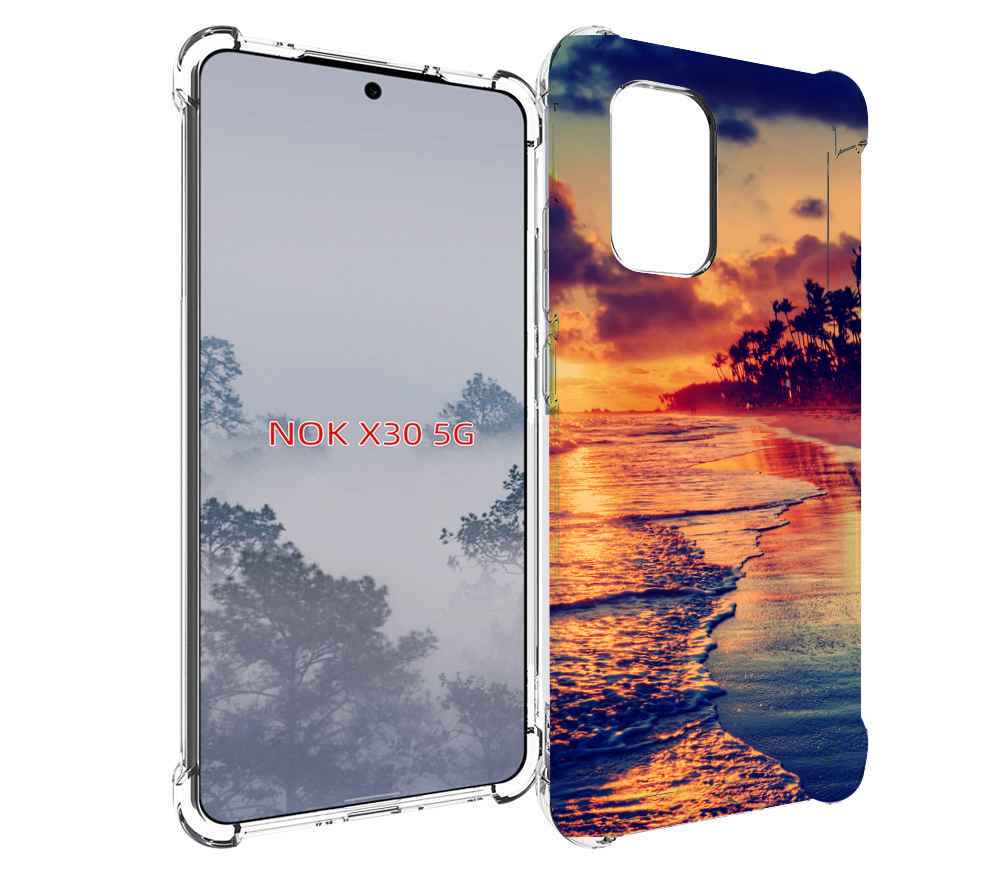 

Чехол MyPads Берег для Nokia X30 5G, Tocco