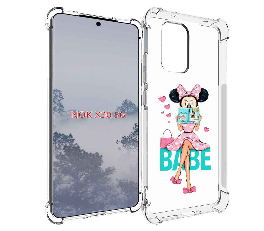 

Чехол MyPads Бейби-микки для Nokia X30 5G, Tocco