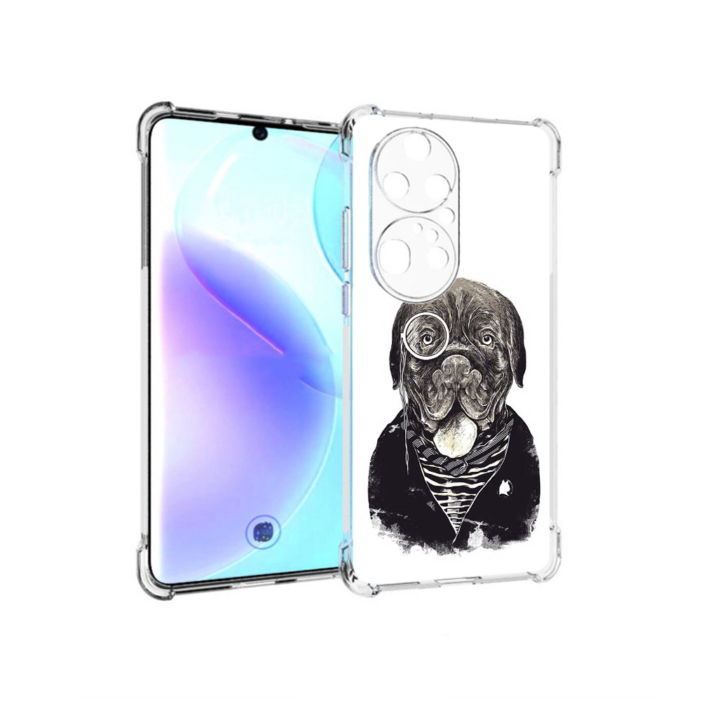 Чехол MyPads Tocco для Huawei P50 Pro солидный песик