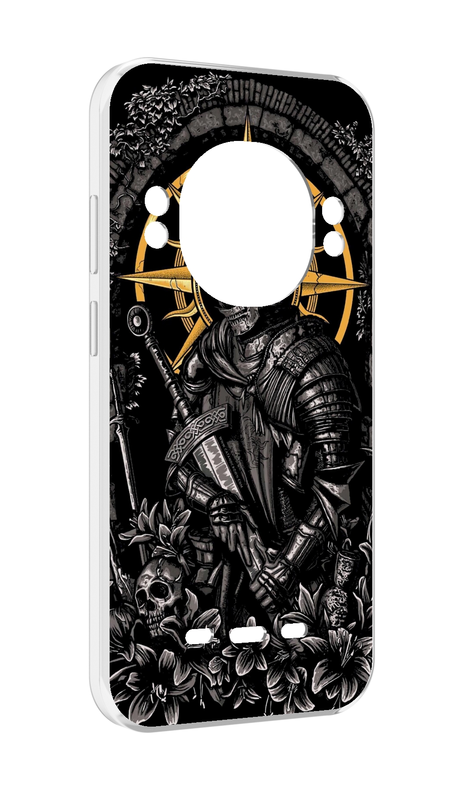 

Чехол MyPads темный железный рыцарь для UleFone Power Armor 16 Pro, Прозрачный, Tocco