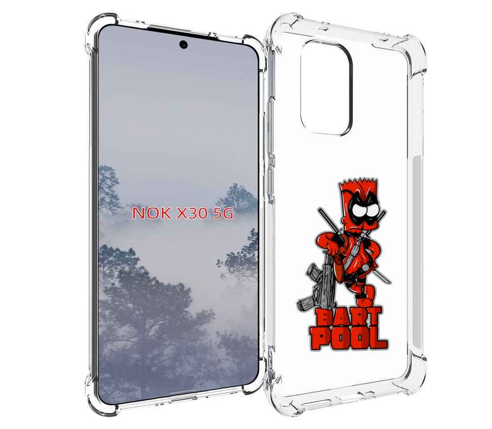 

Чехол MyPads Барт-Пул для Nokia X30 5G, Tocco