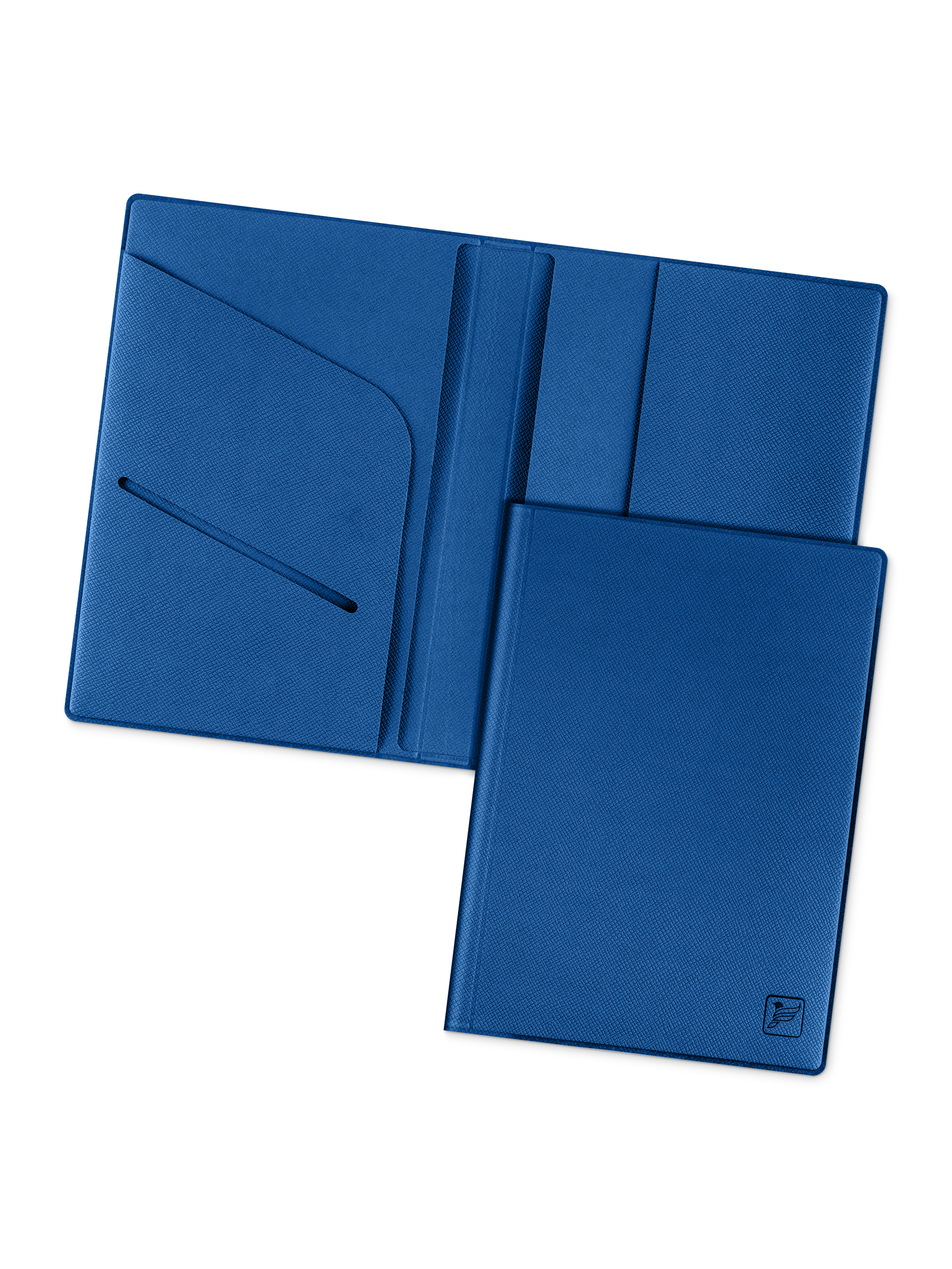 Обложка для паспорта с дополнительными отделениями Flexpocket KOP-01 синяя