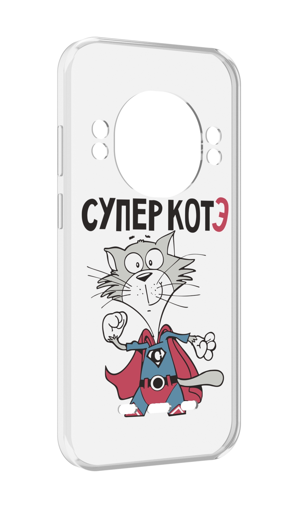 

Чехол MyPads супер-котэ для UleFone Power Armor 16 Pro, Прозрачный, Tocco