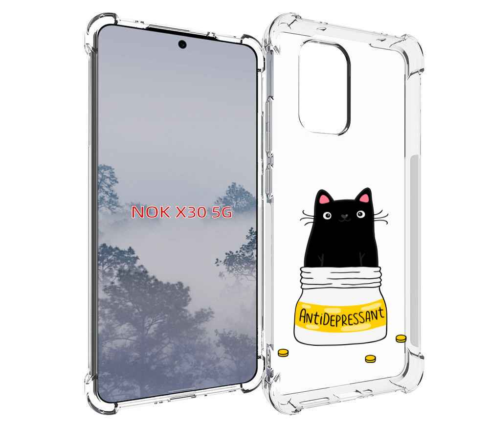 

Чехол MyPads Антидеприсан для Nokia X30 5G, Tocco