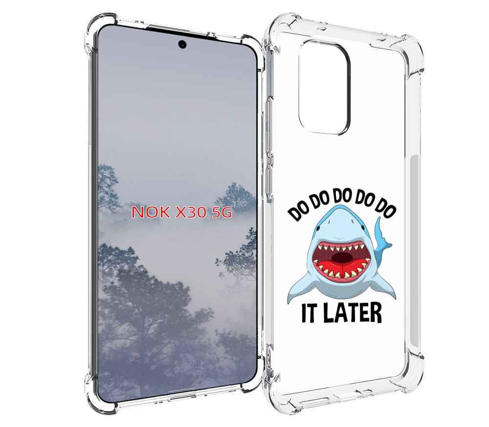 

Чехол MyPads Акула для Nokia X30 5G, Tocco