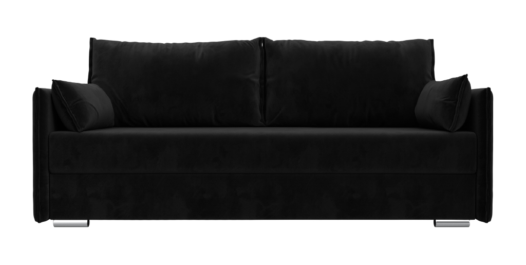 

Диван-кровать 4Home Сайгон, 203x105x90 см, Еврокнижка, черный, велюр, Сайгон