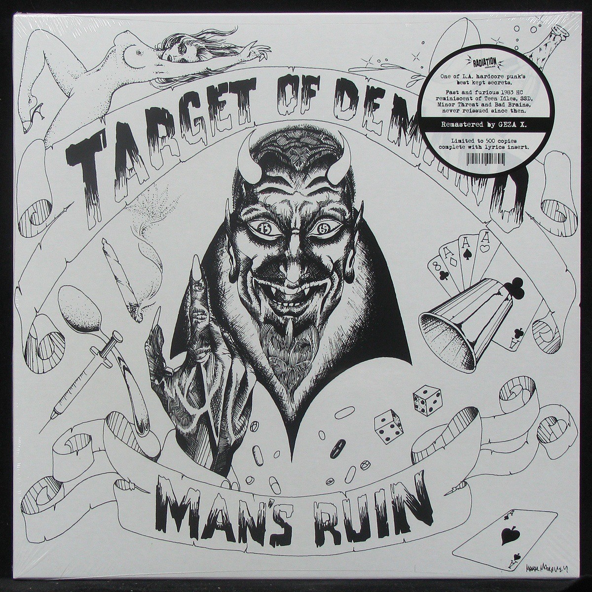 LP Target Of Demand - Man's Ruin Radiation (301257)