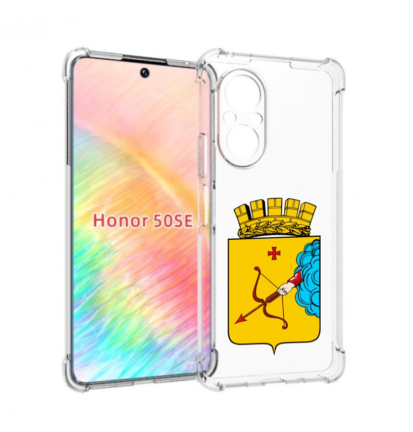 

Чехол бампер MyPads герб-кировская-область для Honor 50 SE проти, Прозрачный, Tocco