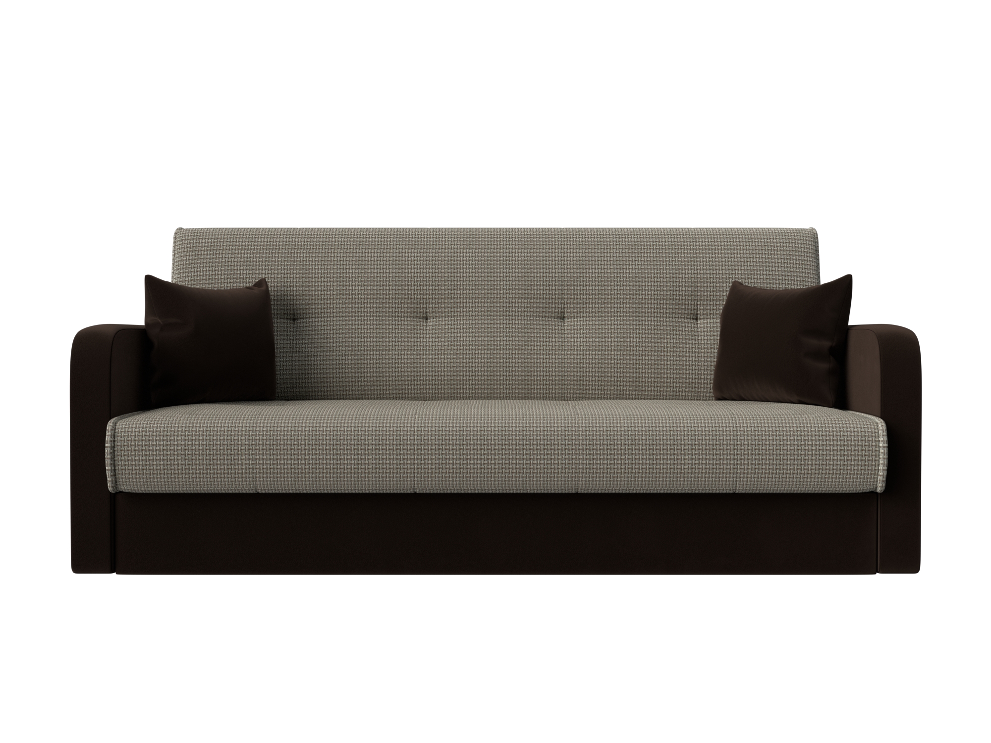 

Диван-кровать 4Home Надежда, 201x82x89 см, Книжка, Корфу 02\коричневый, Корфу\микровельвет, Надежда