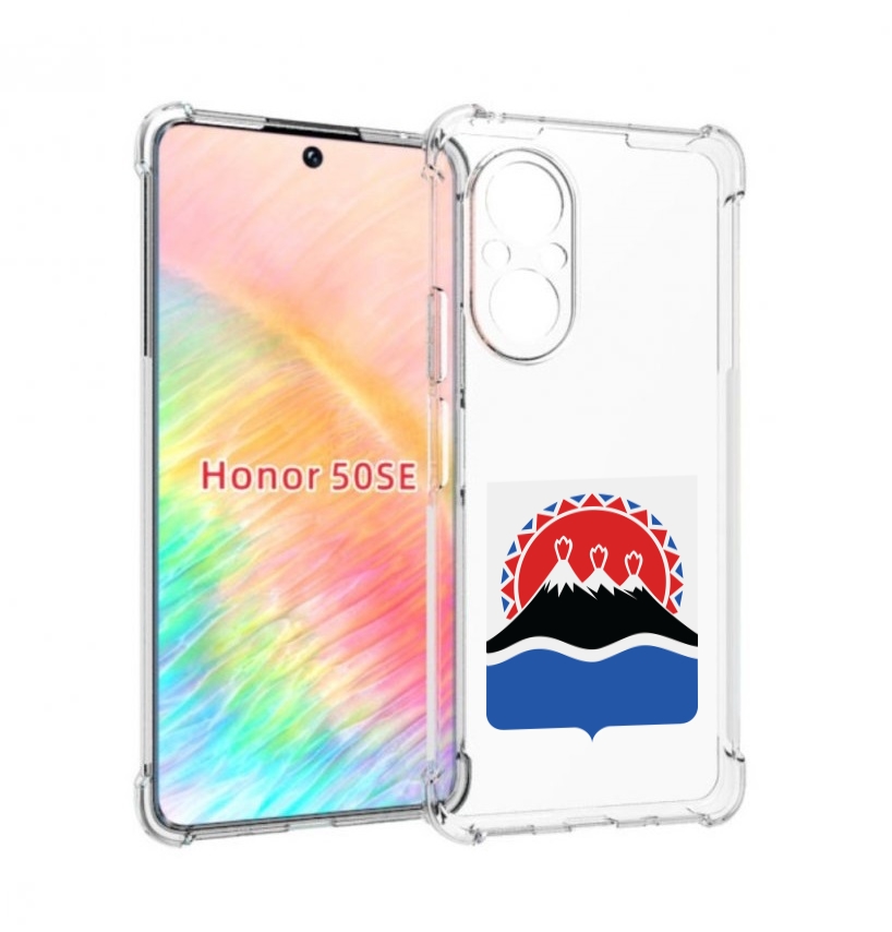 

Чехол бампер MyPads герб-камчатскии-краи для Honor 50 SE проти, Прозрачный, Tocco