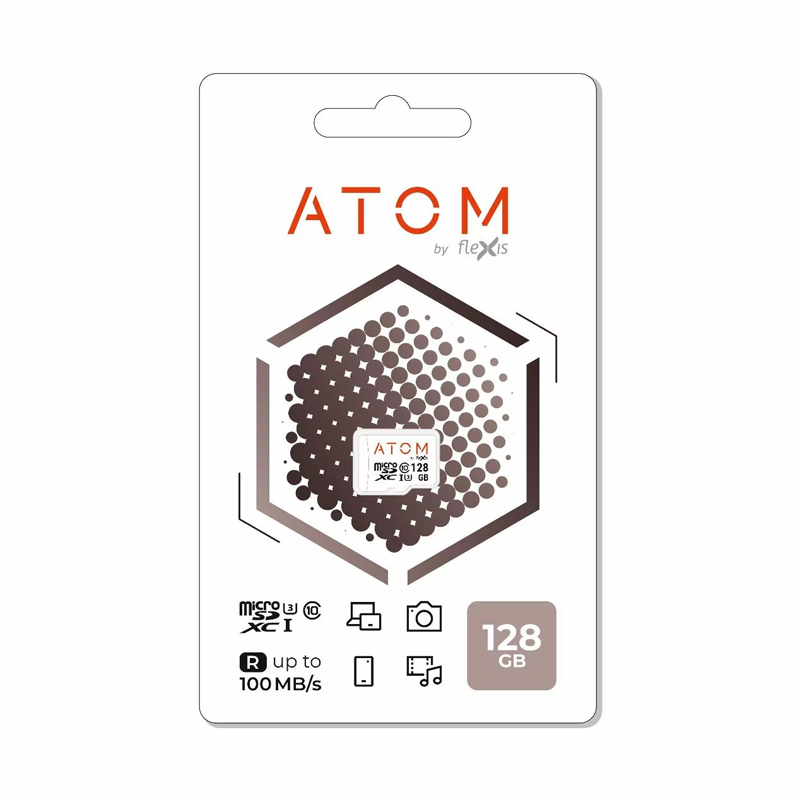 Карта памяти Atom Micro SDHC 128Гб (AMSDU3/128GB)