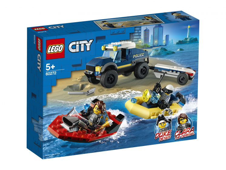 Конструктор LEGO Полицейская лодка, 60272