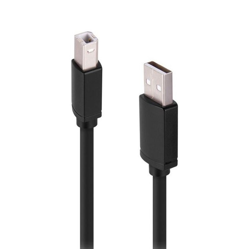 Кабель Rombica USB Type A - USB Type B вилка-вилка 3м (CB-UP30) черный