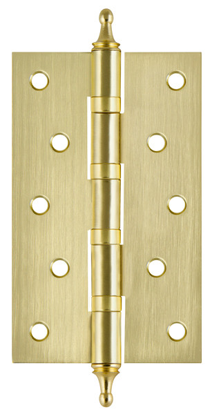Петля Fuaro (Фуаро) универсальная 4BB/A/BL 125x75x2,5 SB (мат. золото) БЛИСТЕР 100043528292 золотистый