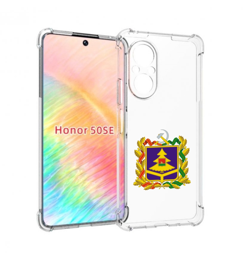 

Чехол бампер MyPads герб-брянскои-области для Honor 50 SE проти, Прозрачный, Tocco